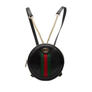 Gucci Sherry Backpack Leather Black